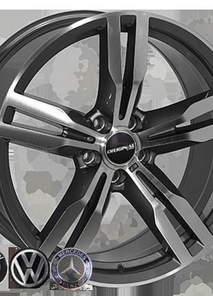 Диск колесный zw-bk5327 gp r19*8.5j pcd5*112 et25 dia 66.6 литой легкосплавный
