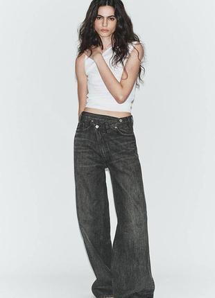 Джинси zara wide leg