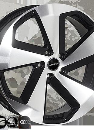 Диск колесный zf-1070 bmf r20*8.0j pcd5*112 et45 dia 57.1 литой легкосплавный