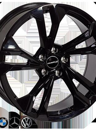 Диск колесный zf-9378 black r19*8.5j pcd5*112 et32 dia 66.6 литой легкосплавный