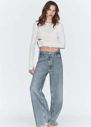 Джинси zara wide leg