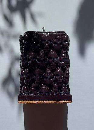 Свеча декоративная "храм черепов", 220г