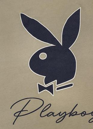 Vintage - playboy mennace cotton - стильная винтажная хлопковая футболка плейбой - xl,