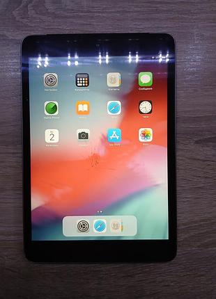 Б/у планшет apple ipad mini 2 a1490 16gb, 7.9", wi-fi + 4g lte, silver, оригінал