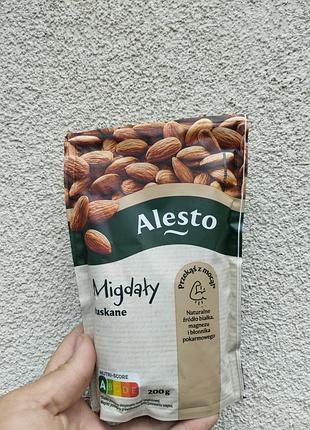 Миндаль очищенный alesto migdały | uskane 200 г – натуральный орех, источник белка и магния