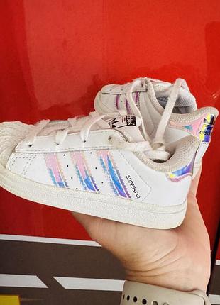 Кросівки кеди адіки adidas білі суперстар