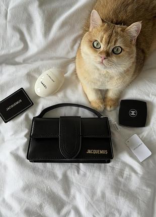 Jacquemus le bambino handbag with adjustable crossbody black