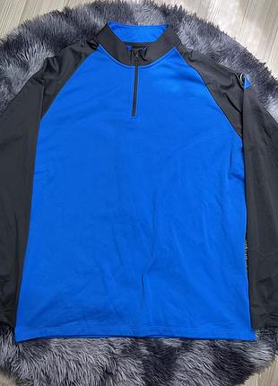 Чоловіча спортивна кофта для тренувань з коміром на блискавці (nike dry 1/2-zip або nike golf / running half-zip), оригінал, розмір xl