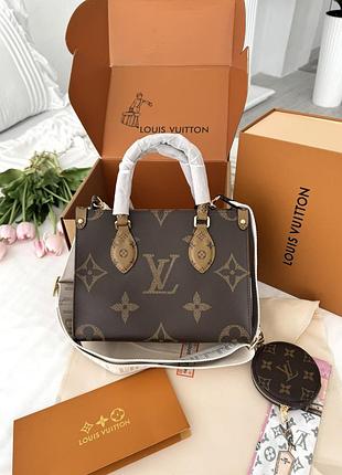 Louis vuitton onthego pm brown