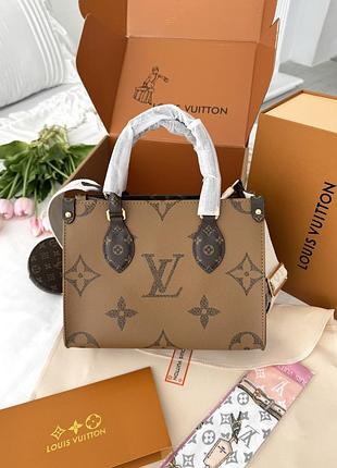 Louis vuitton onthego pm brown 2