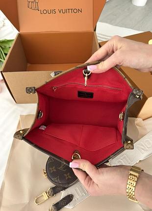 Louis vuitton onthego pm brown 3