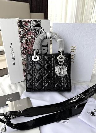 Dior lady black silver