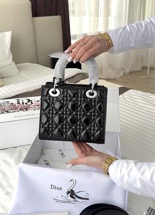 Dior lady black silver 2