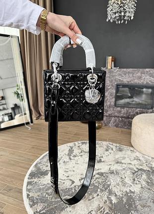 Dior lady black silver 4