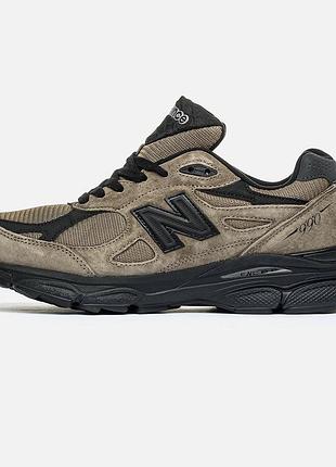 New balance 990 v3 x jjjjound black brown