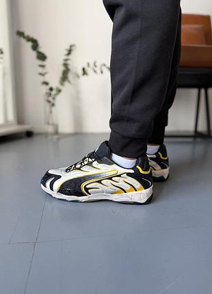 A$ap rocky x puma inhale 'distressed pack - warm white pelé yellow'