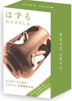 Мини металлическая литая головоломка ловушка huzzle cage 3 уровень