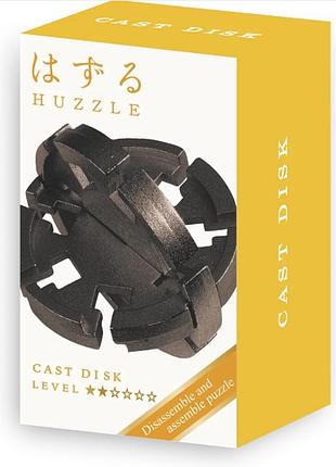 Мини головоломка для взрослых hanayama диск huzzle disk 2 уровень