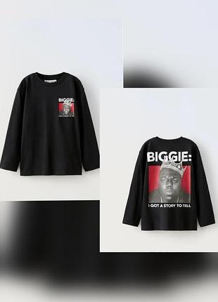 Стильный хлопковый лонгслив zara