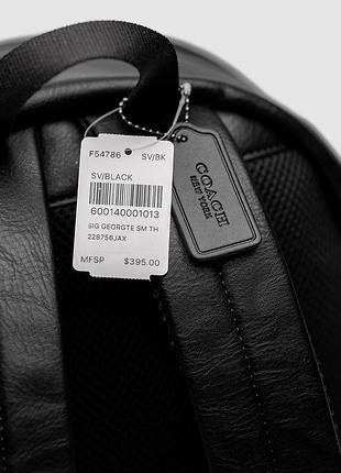 🦁 coach backpack black smooth skin 3