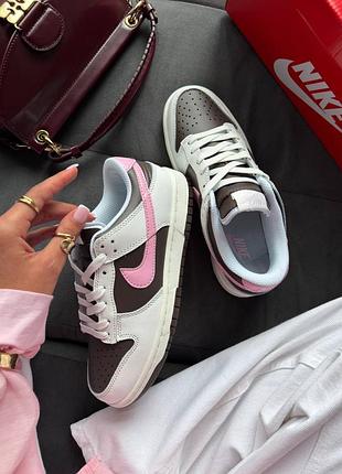 Dunk low pink/brown