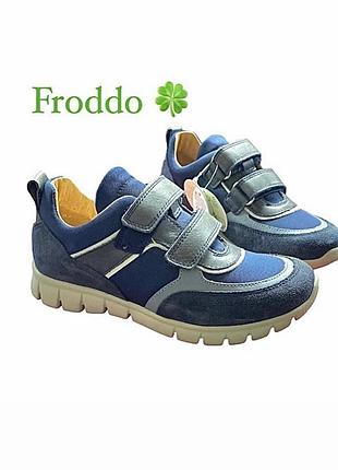 Нові з бірками кросівки для хлопчика froddo (g3130110-2,натуральна шкіра,текстиль) на 33,35 і 39 розмір