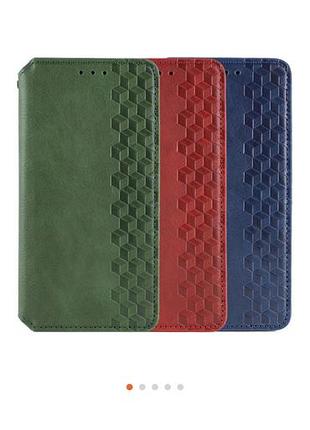 Шкіряний чохол-книжка getman cubic (pu) на xiaomi redmi 15