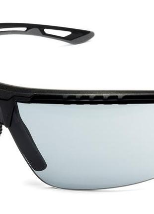 Захисні окуляри pyramex truflex (gray) anti-fog, cірі в чорно-сірій оправі