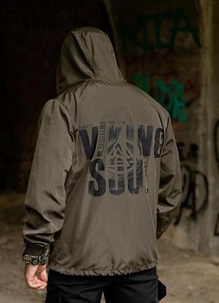 Вітровка в стилі мілітарі born of war viking олива вт5442