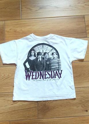 Футболка wednesday для девочки