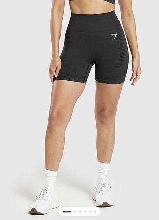 Спортивні шорти gymshark темно-сірий s-m