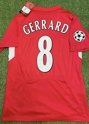 Футбольна футболка liverpool fc 2005 фінал стамбул — джеррард #8 — нова з бірками