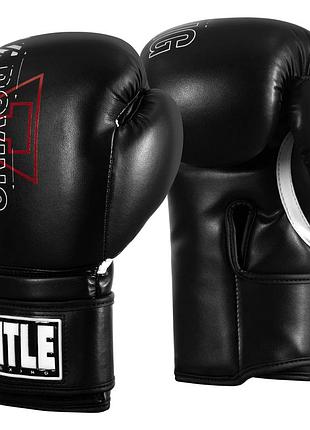 Боксерские перчатки title dynamic strike heavy bag gloves black / 16 oz