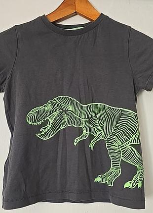 Футболка для хлопчика marks &amp;spencer бавовна тиранозавр рекс (t-rex)