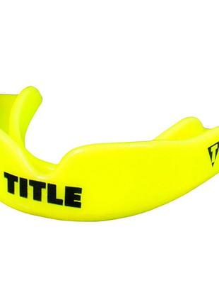 Капа title boxing super shield x2 доросла (вік 11+) yellow