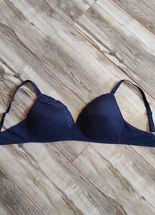 Синий бюстгальтер matalan без косточек, размер 36dd (80e/f)
