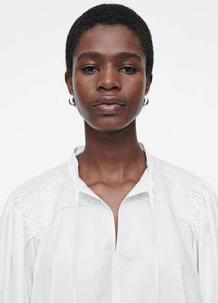 Сукня cos tie-detail pleated mini dress / 36