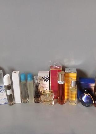 Avon atracttion, eclat riviera, calvin klein obsession, elizabeth taylor passion,avon far away beyond, oriflame chiffon,oriflame giordani
