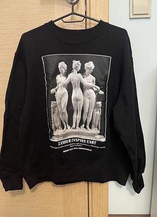 Кофта чорна zara жіноча