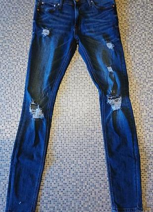 Джинсы slim jack & jones размер 30/34