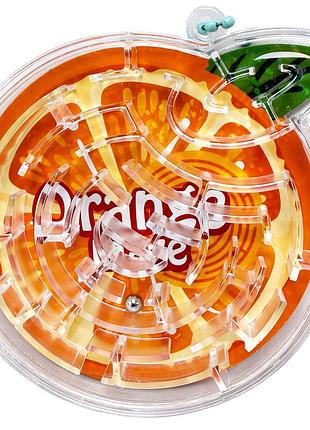 Детская головоломка лабиринт "orange maze" 2347(orange)розмір 7х1х9 см