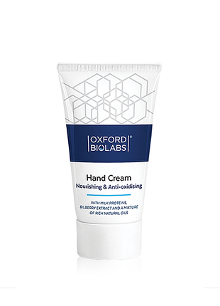 Зволожуючий крем для рук – nourishing & anti-oxidising hand cream oxford biolabs