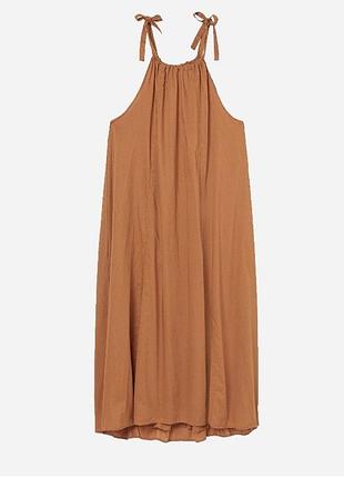 Стильна теракотова сукня-міді h&m (100% бавовна)