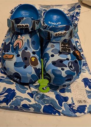 Крокс бейп/crocs bape/кроксы унисекс