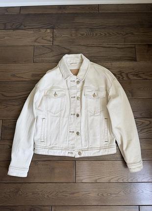 Джинсова куртка massimo dutti