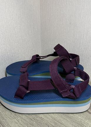 Босоніжки teva flatform universal retro grape