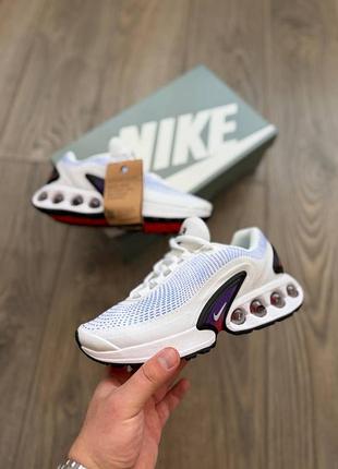 Стильні жіночі кросівки nike air max dn white violet