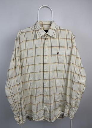 Вінтажна сорочка з довгим рукавом marlboro classics legendary sportswear