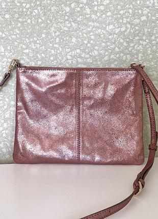 Кожаная сумочка кроссбоди accessories
