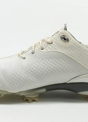 Чоловічі гольф-черевики footjoy d.n.a. білого кольору зі шипованої підошвою, кроссівки